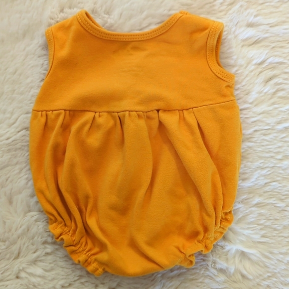 Milktology Yellow Sleeveless Bubble Romper, Newborn/0 Months - Picture 2 of 7